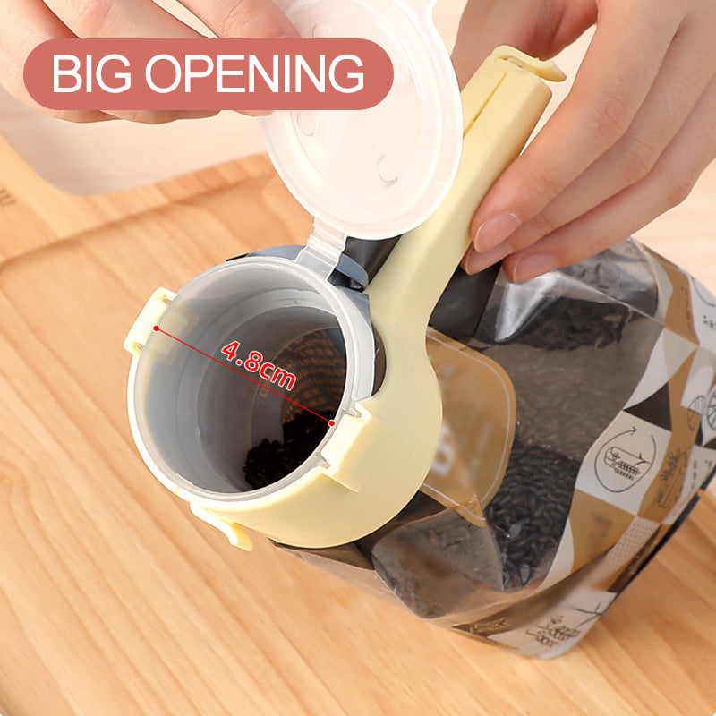 Food closure with pocket clip (4 pieces)