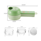 Multifunctional cordless electric grinder