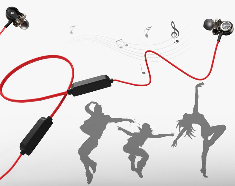HiFi Bluetooth In-ear Sports Earphone, With Six Units & Three Coils