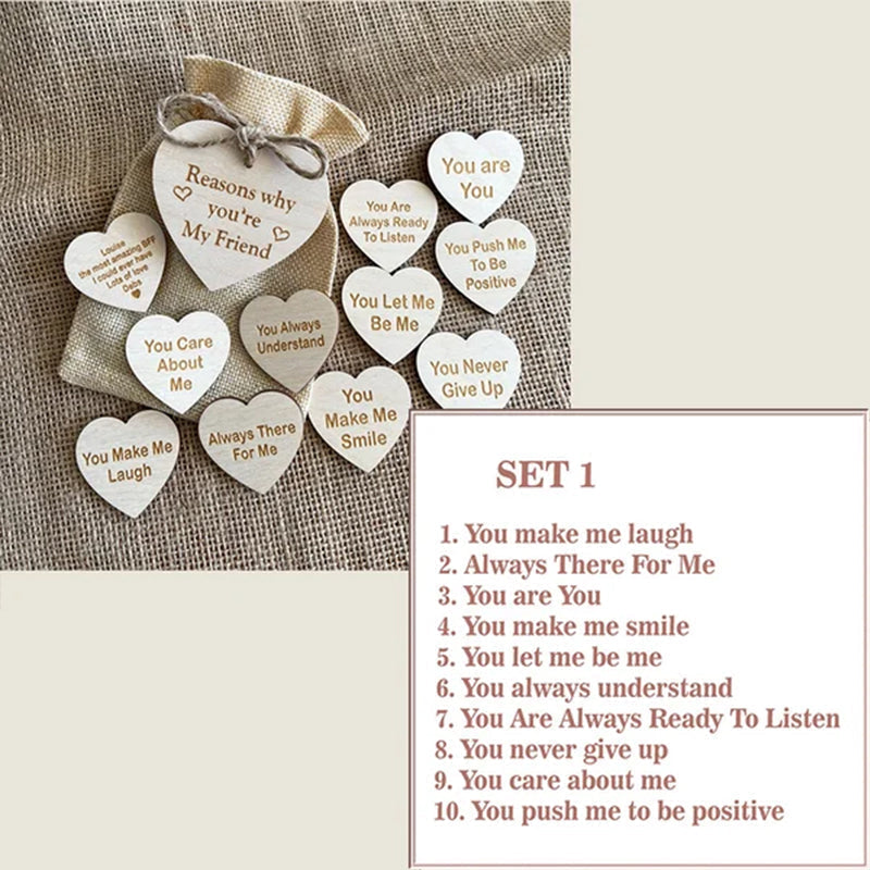 "Reasons why you are my friend" Friendship gift