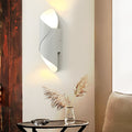 Wall light modern black aluminium outdoor sconce