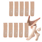Spring Summer Invisible Non-Slip Crystal Silk Socks