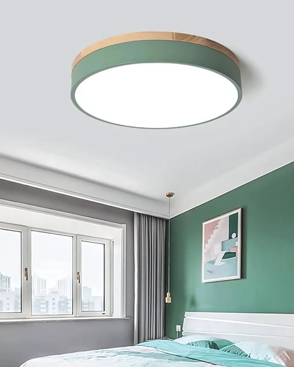 Modern Ceiling Lamp with Nature-Inspired Shape