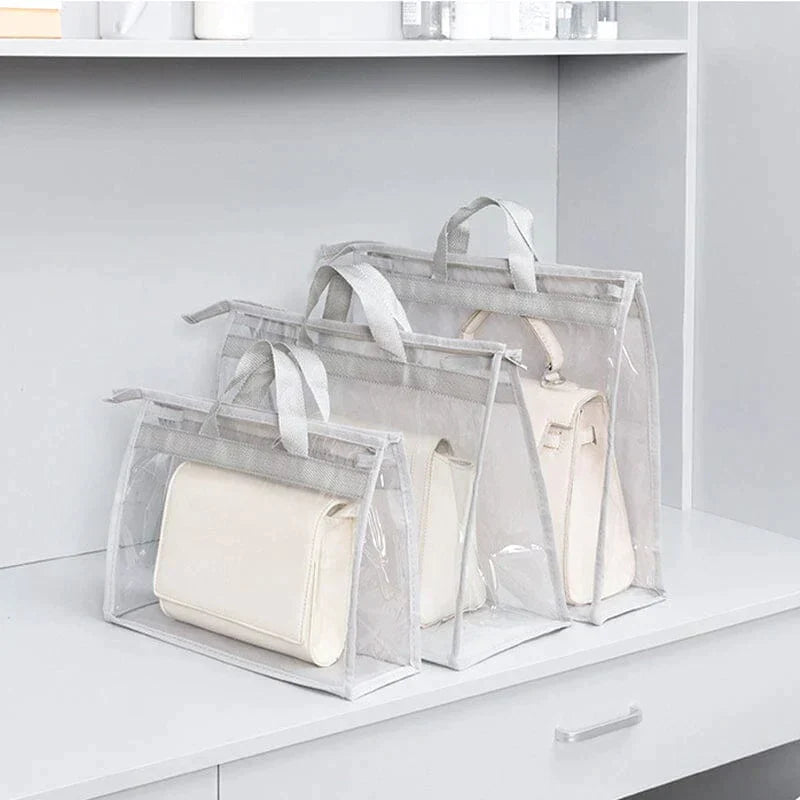 Transparent moisture-resistant dust bag