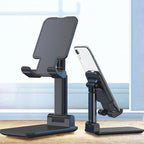Foldable or white pole phone desk holder