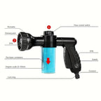 Multifunctional Car Wash Gun – Spray Gun with Microfiber Attachment for Thorough Cleaning