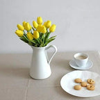 10-piece set artificial tulips made of latex – stylish and durable decorative flowers