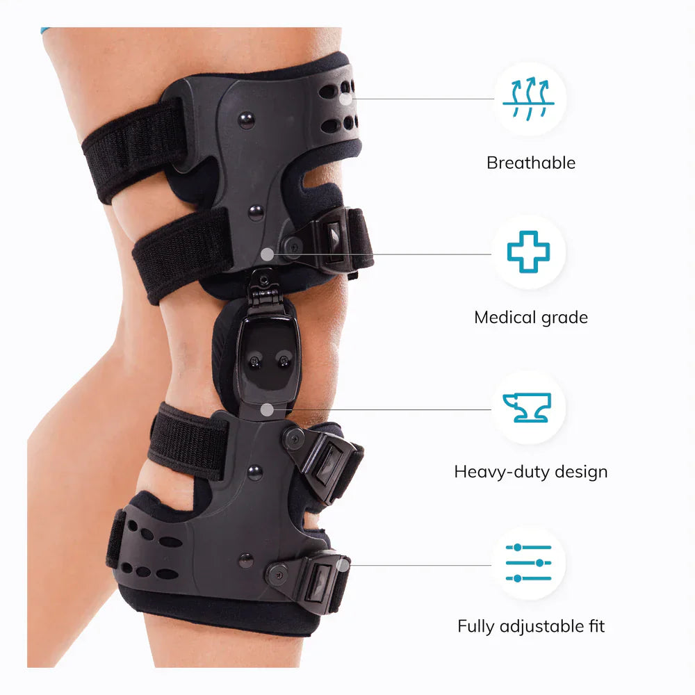 Osteoarthritis Relief Knee Brace | Medial and Lateral OA Support for Bone-on-Bone Arthritis Pain
