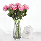 10 pieces silk roses