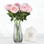 10 pieces silk roses