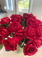10 pieces silk roses