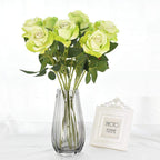 10 pieces silk roses