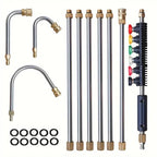 4000 PSI Telescoping Pressure Washer Wand Kit for Easy Gutter, Roof, and Wall Cleaning