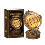 Star Trail Globe DIY 3D Wooden Model