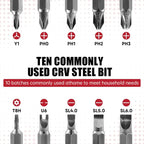 11-in-1 Ratchet Screwdriver for Hard-to-Reach Places