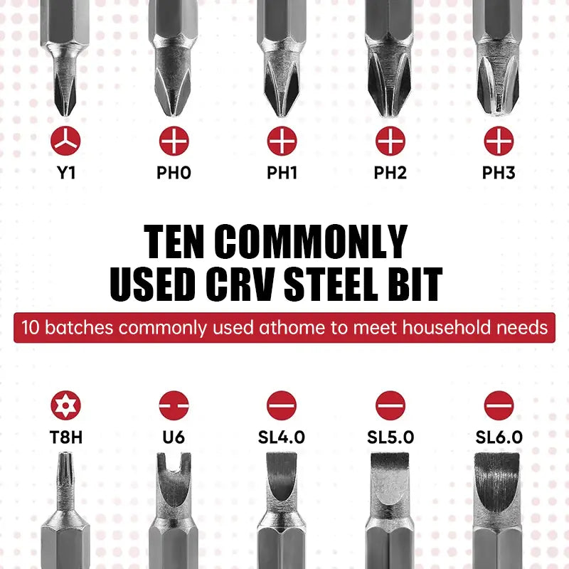 11-in-1 Ratchet Screwdriver for Hard-to-Reach Places