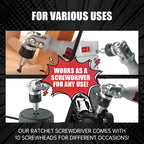 11-in-1 Ratchet Screwdriver for Hard-to-Reach Places