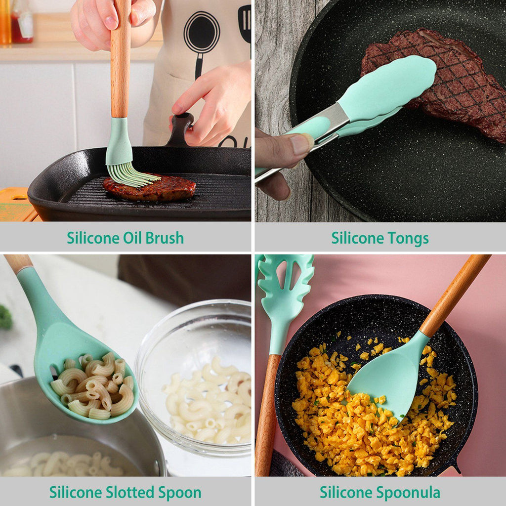 11-Piece: Silicone Cookware Set