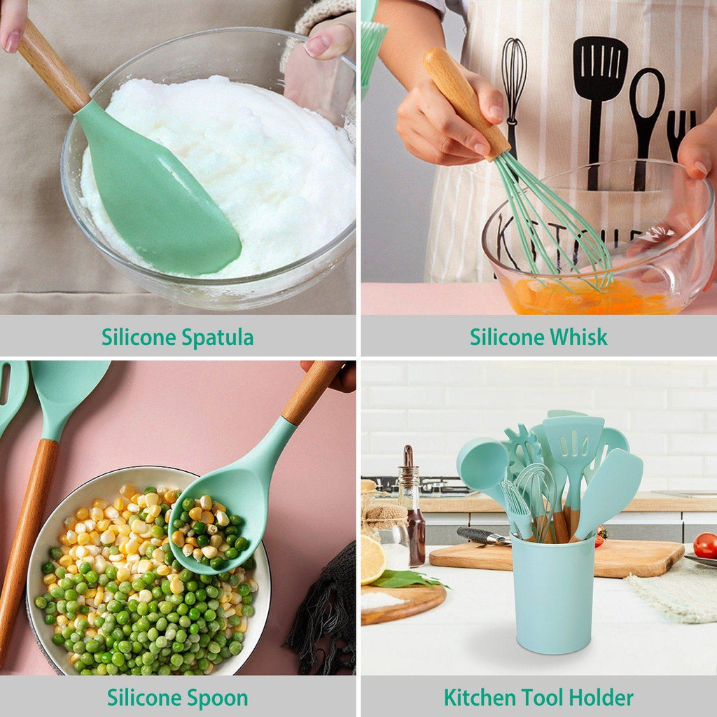 11-Piece: Silicone Cookware Set