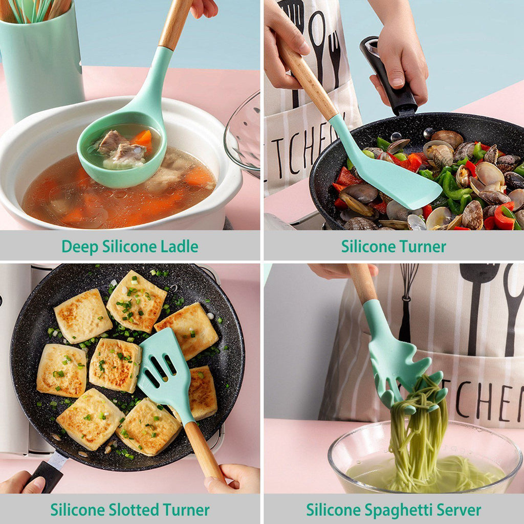 11-Piece: Silicone Cookware Set