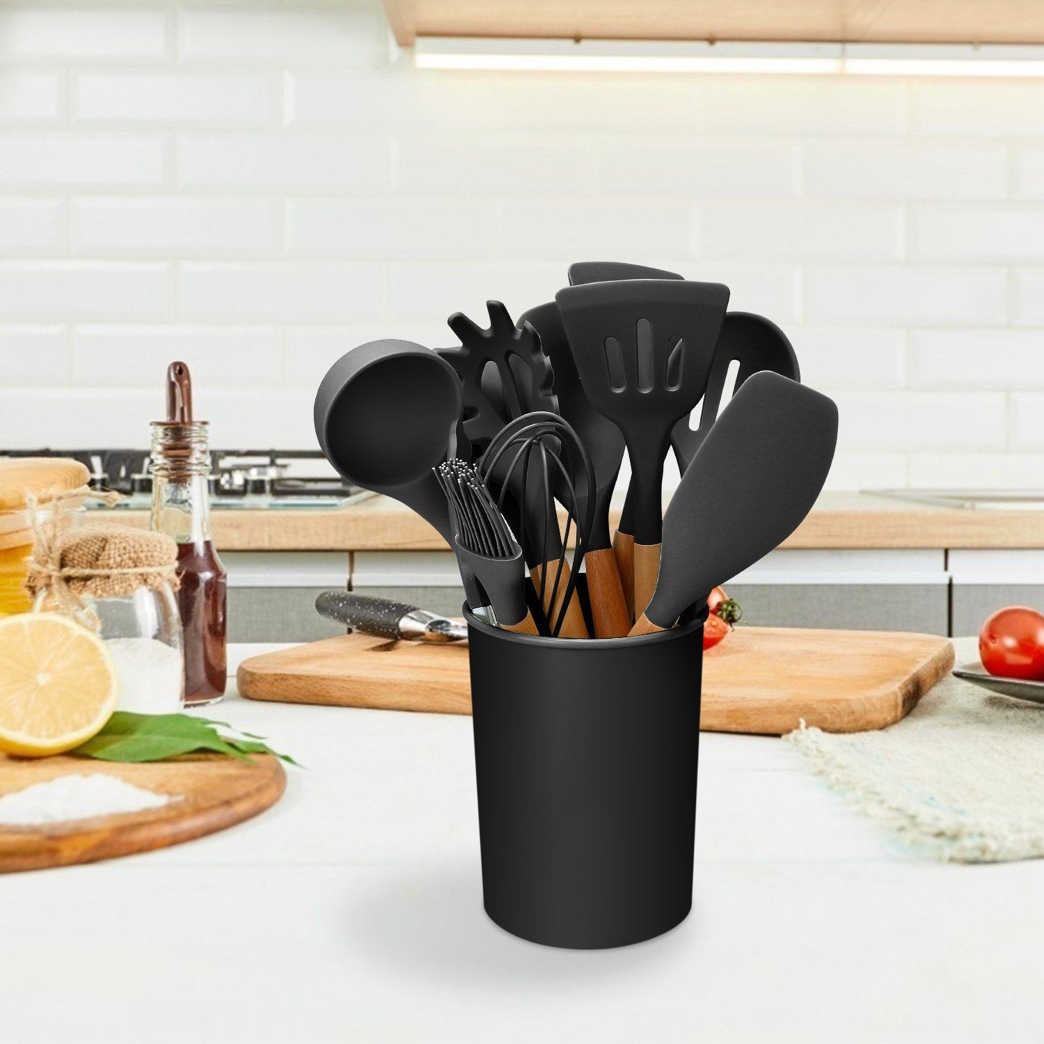 11-Piece: Silicone Cookware Set