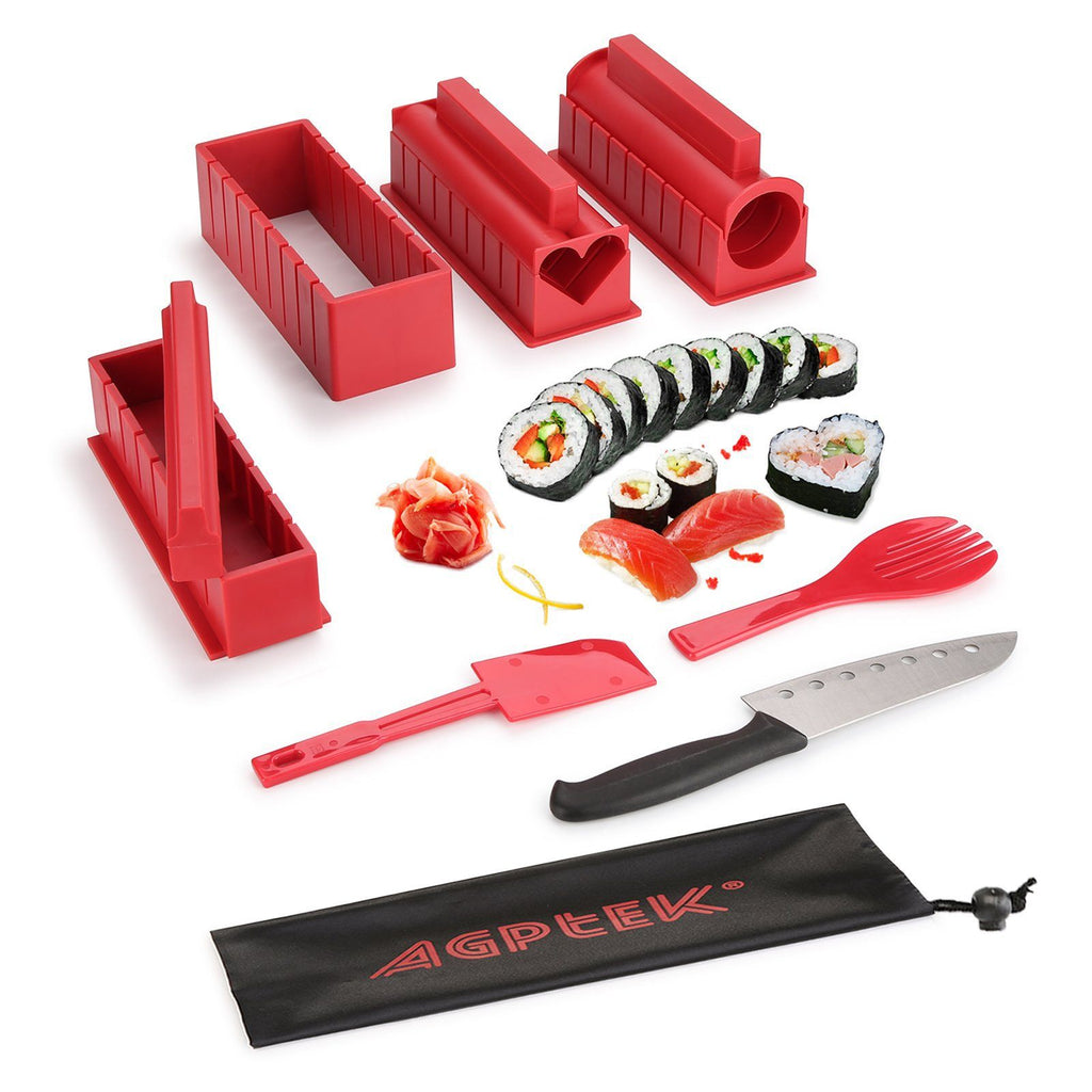 11-piece: Sushi Maker Set Sushi Rolls with high-quality Sushi Knife