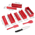 11-piece: Sushi Maker Set Sushi Rolls with high-quality Sushi Knife