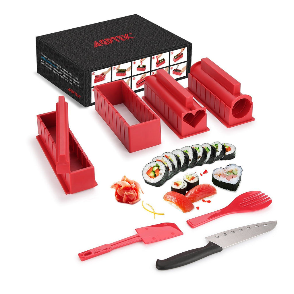 11-piece: Sushi Maker Set Sushi Rolls with high-quality Sushi Knife