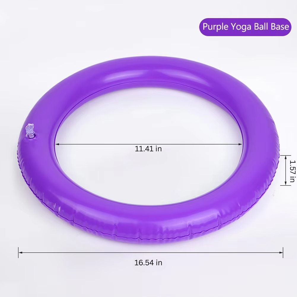 Non Slip PVC Yoga Ball Base for Stability and Balance Training
