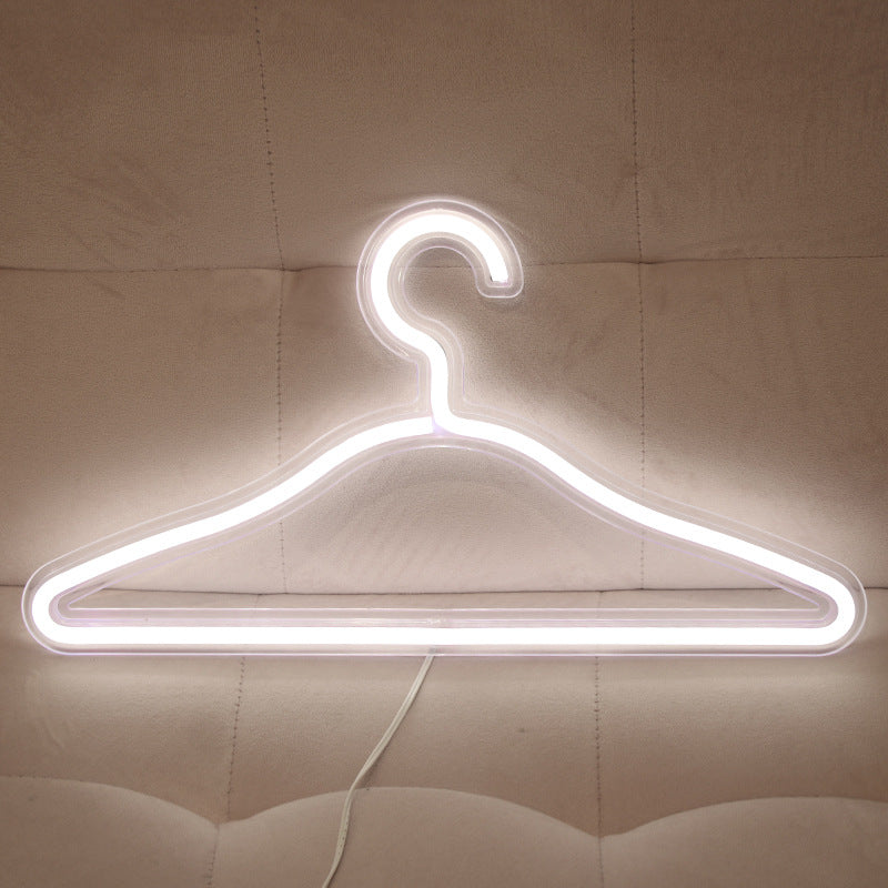 LightHanger LED Clothes Hanger – Rechargeable Illuminated Hanger with Luxury Neon Light