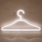 LightHanger LED Clothes Hanger – Rechargeable Illuminated Hanger with Luxury Neon Light