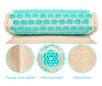 Acupressure mat with Pillow and 5500 Pressure Points – The Florapress Relaxation Set