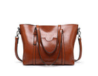 Stylish leather handbag with handcrafted details