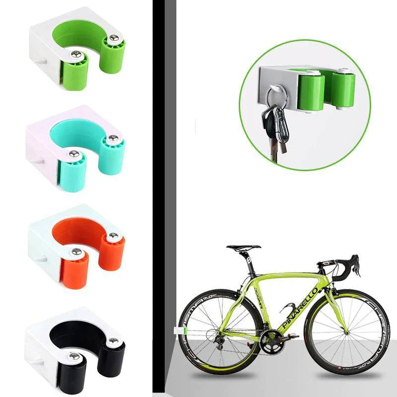 Bicycle Rack Tire Holder with Space-Saving ABS Design