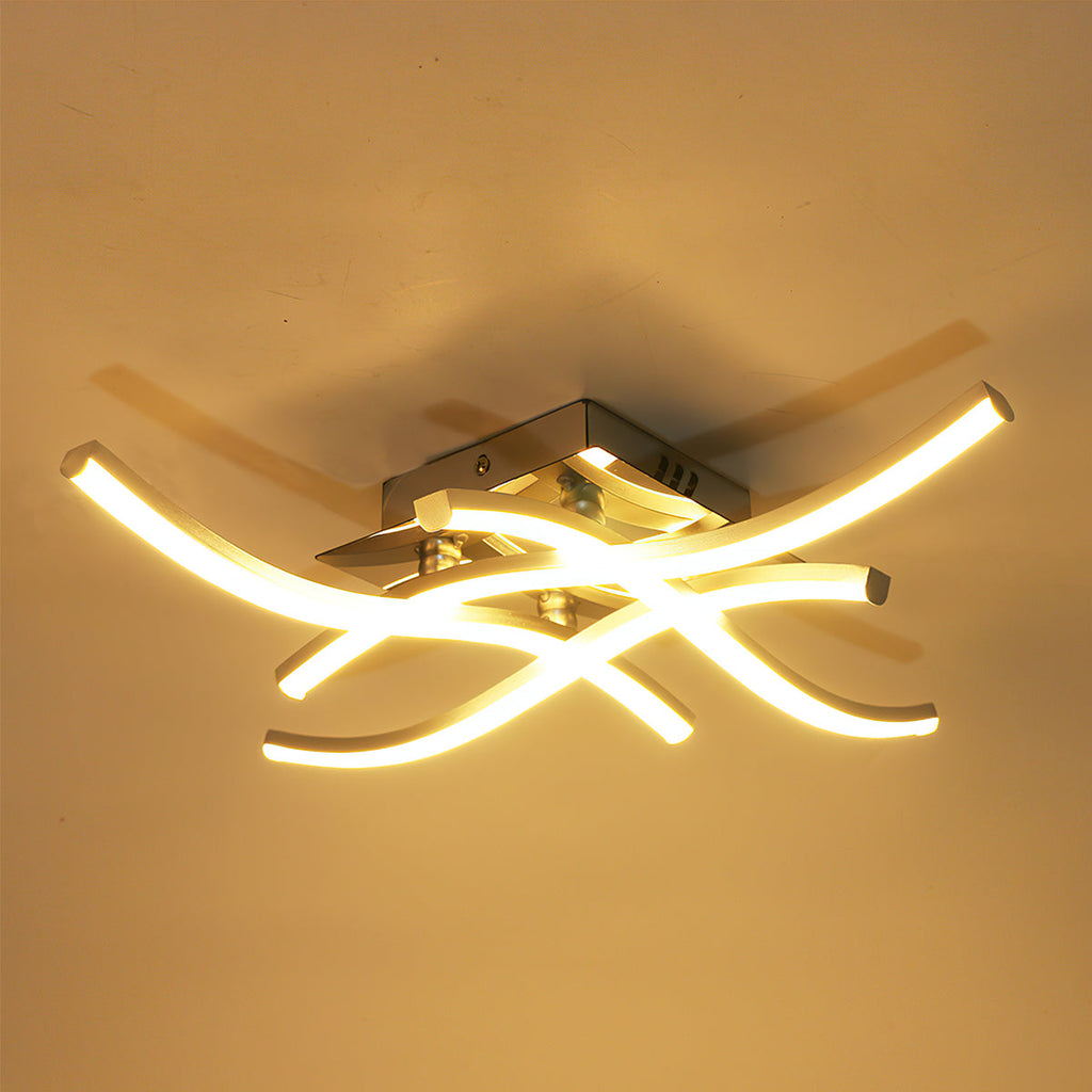 LED Ceiling Light Modern Aluminum Flush Fixture
