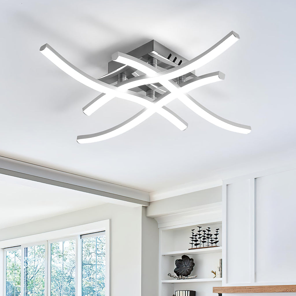 LED Ceiling Light Modern Aluminum Flush Fixture