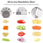 ProSlice Mandoline Vegetable Slicer – Adjustable Stainless Steel Blades for Precision Cutting