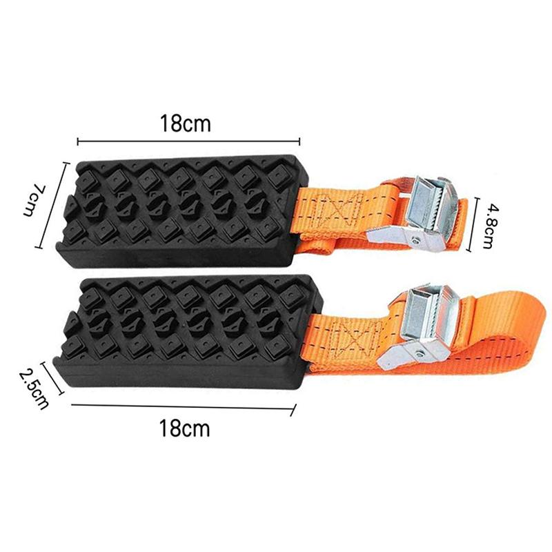 Emergency straps for tires (2 pieces)