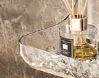ClearGrip Acrylic Wall Shelf without Drilling – Transparent Bathroom Shelf for Cosmetics, Shampoo & More