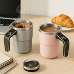 Coffee Mug Self Stirring with Temperature Display