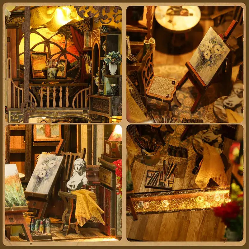 Whispers of Starlit Frames DIY Book Nook Kit