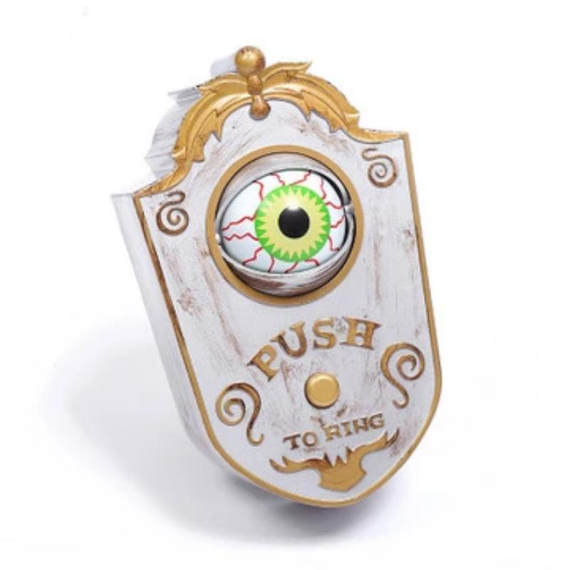 Halloween Bone Goblin Prank One-Eyed Doorbell