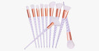 Professional 10-piece Unicorn Brush Set – Add colors and loads of bling to your make-up set