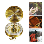Dad To Son - Enjoy The Ride - Compass Lettering Multi-Function Compass