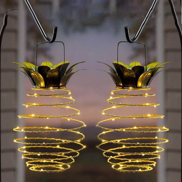 Solar-powered Pineapple Garden Lamp