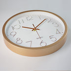 Simple Design 3D Silent Classroom Wall Clock 30 cm
