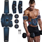 Abdominal muscle training with EMS fitness devices