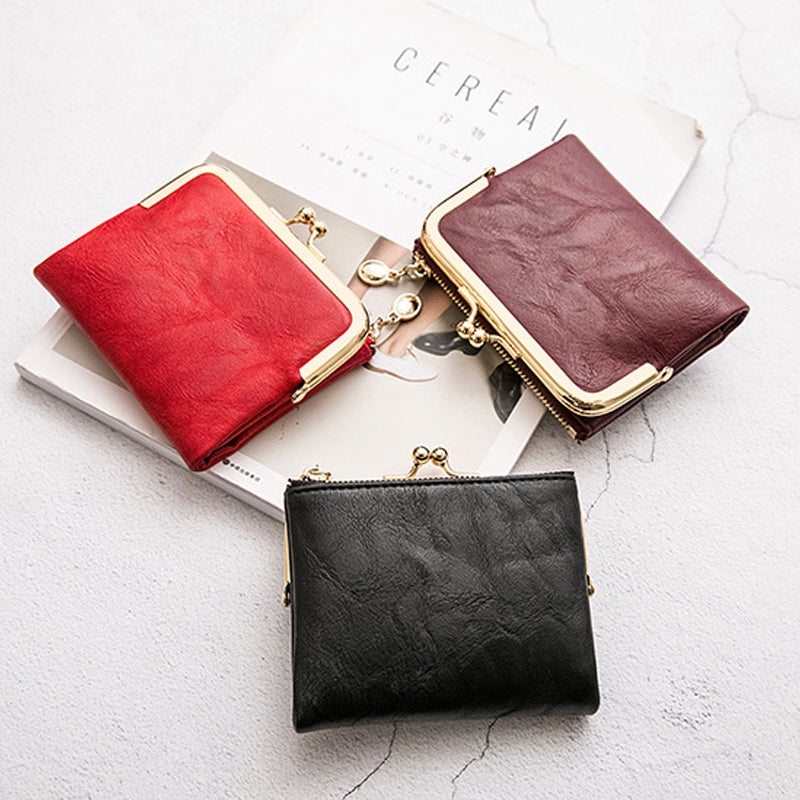 Mini Fashion Women's Square Short Wallet