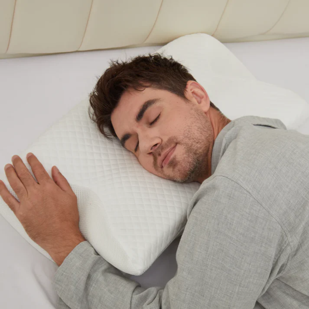 Memory Foam Pillow for Ultimate Comfort – Sleeping Pillow with Ergonomic Butterfly Design for Deep Rest & All-Night Support