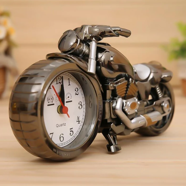 Retro Motorcycle Alarm Clock - MotoTime